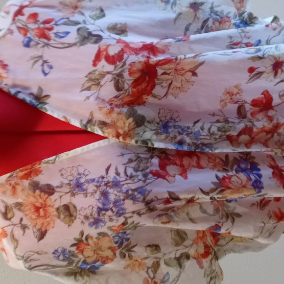 Kimono Floral Cardigan Bobeau Size S - Picture 4 of 5